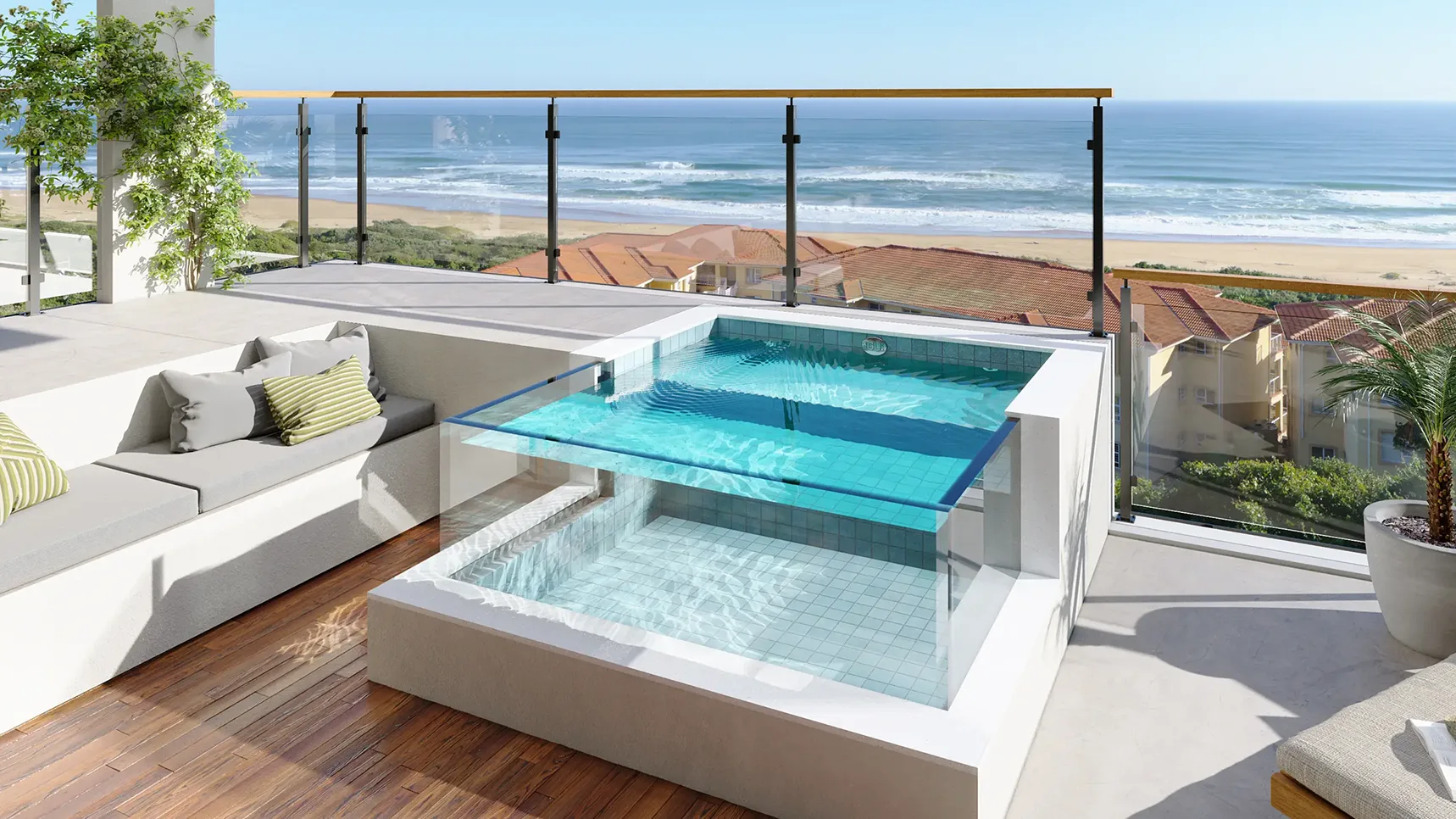 Glass-Walled, Above the View