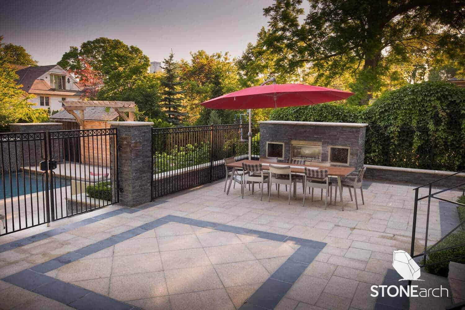Artisanal masonry at estate scale